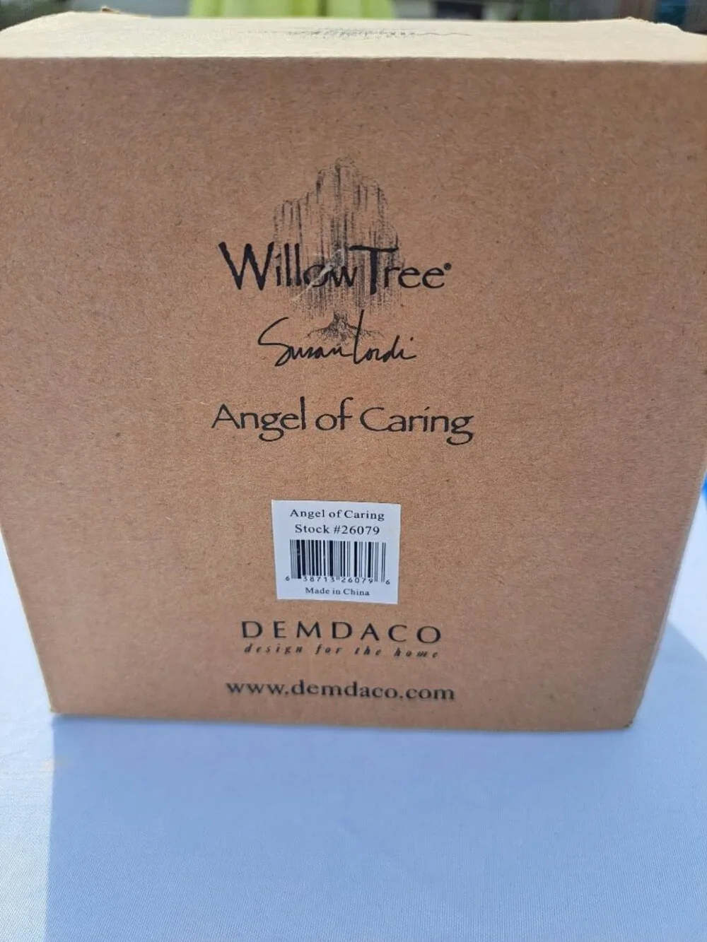 Willow Tree Angel Of Caring Figurine Susan Lordi Box Demdaco Hand-Painted Resin - Picture 3 of 10